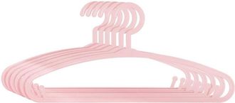 OEM Juego De 6 Perchas Infantiles - Pl&aacute;stico - Rosa