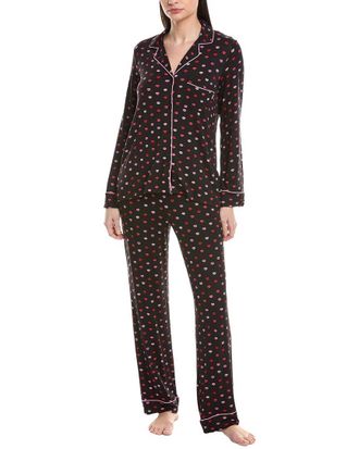 DKNY Dkny 2Pc Notch Top & Pant Sleep Set