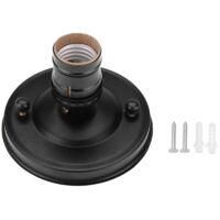 OEM L&aacute;mpara Colgante Industrial Vintage Con Portal&aacute;mparas E26/e27 Para Techo/pared, Casquillo De Rosca, Color Negro - Crezuo