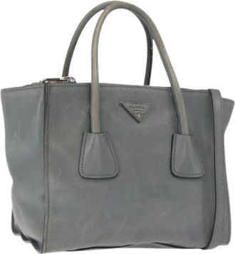 Prada Pre-owned Handbags, female, Gray, Size: ONE SIZE Pre-owned Vintage Handbag