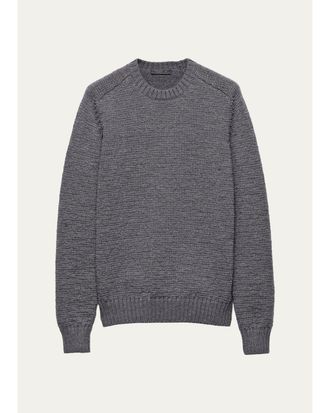 Prada Mens Wool Crewneck Sweater