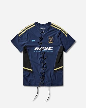 Martine Rose Lace Up Football Top Blue / Navy