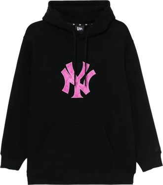 New Era logo-embroidered hoodie - Black