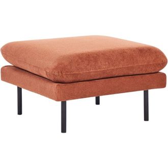 Beliani Ottoman VINTERBRO Chenille Golden Brown