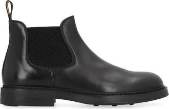 Doucal's Chelsea Ankle Boot - Heren - Chelseaboots - Zwart - 40 EU - Leer - Schoenen