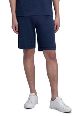 Bugatchi Comfort Drawstring Knit Shorts in Navy at Nordstrom, Size Large