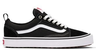 Vans Sneaker VANS MTE OLD SKOOL INSULATED, Damen, Gr. 38, schwarz, wei&szlig;, Leder, Textil, Schuhe Sneaker, gef&uuml;ttert