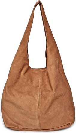 Anna Luchini Brown Rundleer Tas