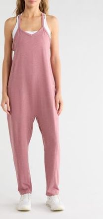 Zella Change of Heart Jumpsuit in Pink Nostalgia Heather at Nordstrom Rack, Size X-Small