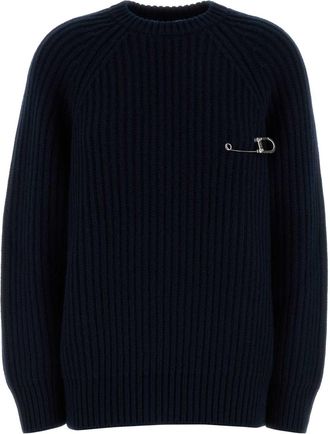 Prada Donkerblauwe Wolmix Trui