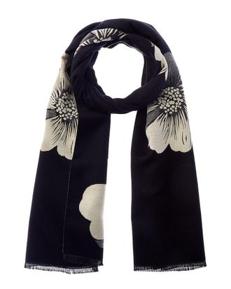 Saachi Saachi Floral Motif Reversible Scarf