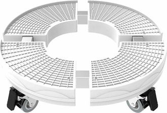 OEM Soporte Para Plantas Resistente Con Ruedas, Capacidad De 200 Kg, Soporte Redondo Ajustable Para Macetas De 30 Cm A 50 Cm, Para Uso Interior Y Exterior