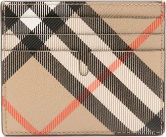 Burberry Portafoglio a quadri - Toni neutri