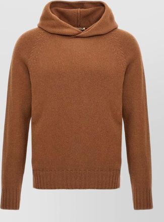 Maryya wool silk cashmere hooded sweater