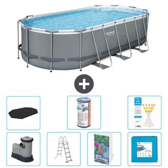Bestway Piscina Bestway Power Steel Oval - 549x274x122 Cm - 8-piezas S602