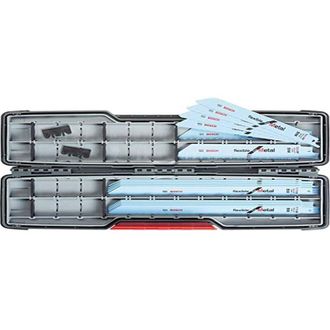 Bosch Professional Set blades de lame per sega a sciabola 20 pz Flessibile (per metallo, accessori per sega a sciabola) - Bosch