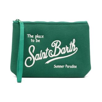 MC2 Saint Barth Clutches, female, Green, Size: ONE SIZE Aline Piquet
