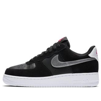 Nike (WMNS) Nike Air Force 1 07 Black Metallic Silver DA4282-001