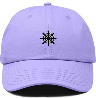 Dalix Ship Wheel Dad Hat in Lavender at Nordstrom