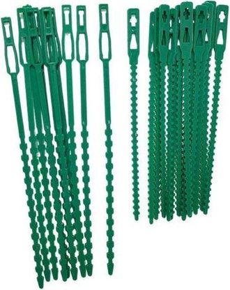 OEM Bridas Ajustables Para Plantas, Paquete De 200 - Bridas De Pl&aacute;stico Para Jard&iacute;n - Bridas Reutilizables Para Plantas Y Arbustos