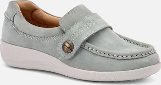 Hotter Womens Wendy II Womens Loafers - Grey - Size: 4.5