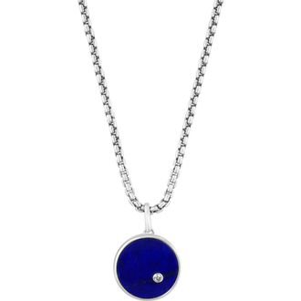 Effy Lapis Lazuli & White Sapphire Pendant Necklace in Blue at Nordstrom Rack