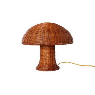 HKliving Rattan Tischleuchte, natural