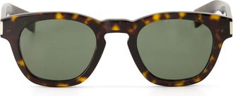 Saint Laurent Eyewear Occhiali da sole squadrati - Marrone