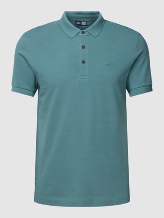 O'Neill Poloshirt mit Label-Stitching in Rauchblau, Größe XL