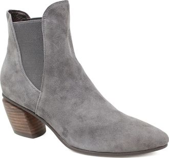 Django & Juliette Jinks Pointed Toe Chelsea Boot in Grey Suede at Nordstrom, Size 39