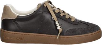 Michael Kors Scotty Lace Up - Dames - Sneakers - Bruin - 35 EU - Leer - Schoenen