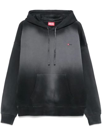 Diesel S-Rob hoodie - men - Cotton/Cotton - L - Black