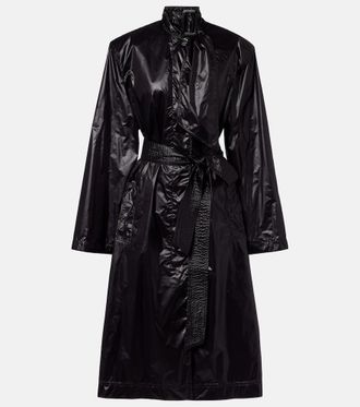 Saint Laurent Bow-detail belted trench coat