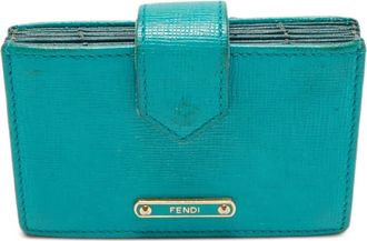 Fendi Portacarte in pelle - Verde