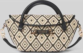 Guess Bauchtasche mit Viskose-Anteil Modell Sophia in Black, Gr&ouml;&szlig;e 1