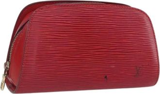 Louis Vuitton Pre-owned Vintage Clutch - Dames - Vintage Clutch - Rood - ONE Size - Leer - Vintage