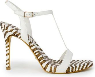 Guess Zebra Print T-strap Hakken Stijl Fl5zhe0000s