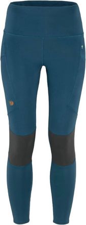 Fjällräven Womens Abisko Trekking Pro Tights In Indigo Blue/iron Grey