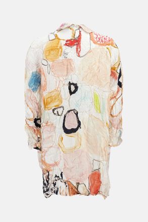 Daniela Gregis Giacca Kimono In Seta Stampata