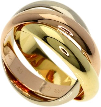 Cartier Trinity Yellow Gold (18K) Pink Gold (18K) White Gold (18K) Band Ring (Pre-Owned)