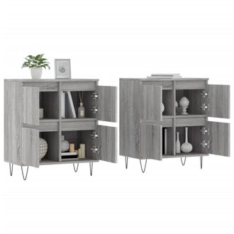 Berkfield Home Sideboards 2 pcs Grey Sonoma Engineered Wood