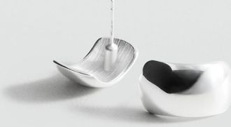 Mango Orecchini rilievo argento - Donna - Taglia unica - MANGO