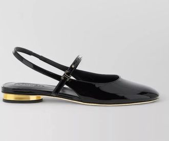 Tod's mary jane patent ballerina flat shoes