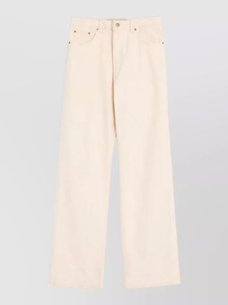 Valentino wide leg denim cotton jeans trousers