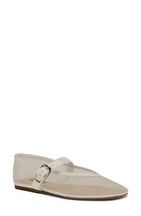 Nine West Vanceen Mary Jane Flat in White at Nordstrom, Size 10.5