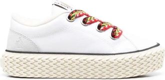 Lanvin Katoenen Veterschoenen