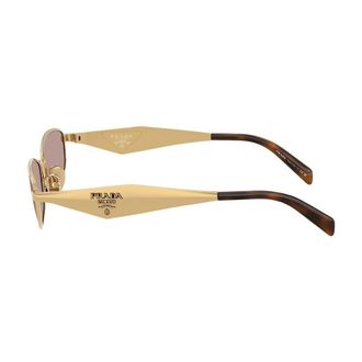 Prada 0PRD51S-5AK20I55 Gold Metal Acetate Sunglasses - Gold