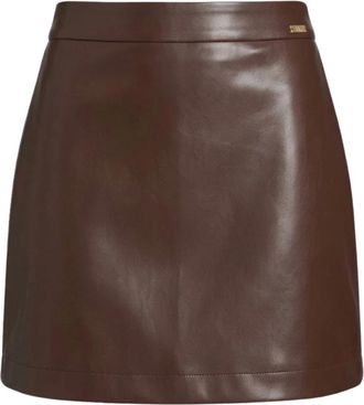 Guess Falda Paola - Skirts - Mujer - Marr&oacute;n - S