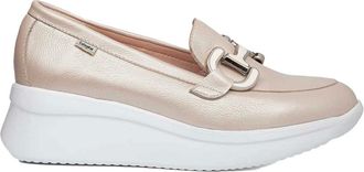 Callaghan Mocassino in pelle con dettaglio sulla tomaia - - Shoes - Donna - Rosa - 39 EU