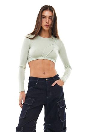 Mother of All Pepper Crop Top in Turquoise at Nordstrom, Size X-Small